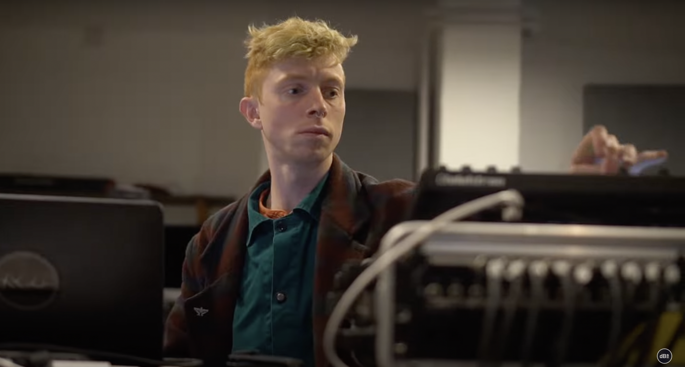 Theo Passingham working on spatial audio effects