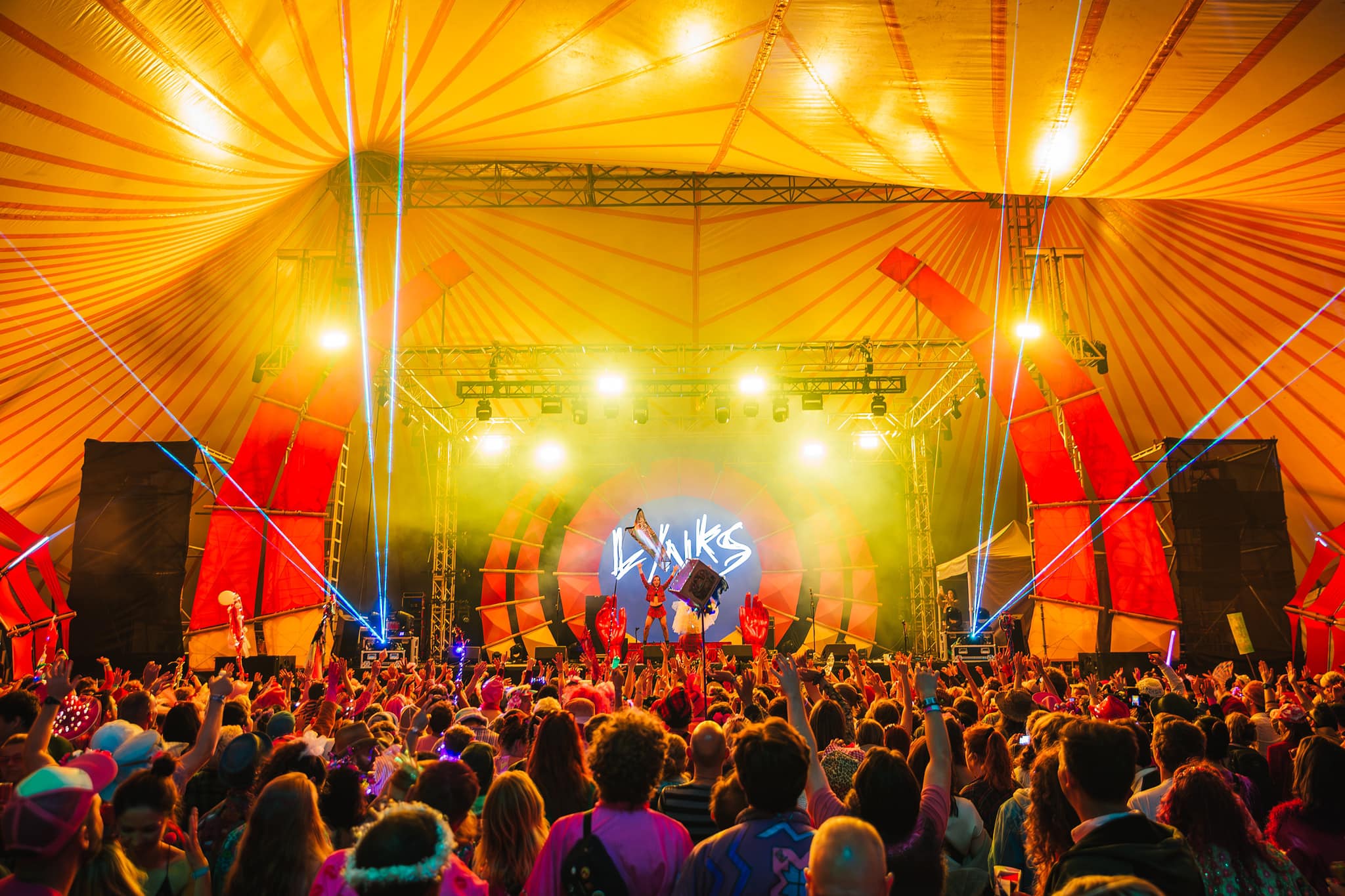 Solasta stage setup at Shambala Festival 2024